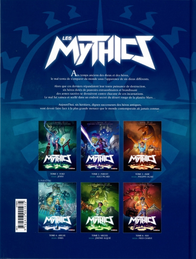 Verso de l'album Les Mythics Tome 3 Amir