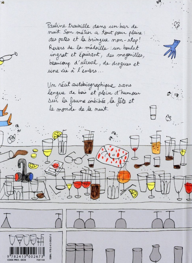 Verso de l'album Les Noctambules - De l'autre côté du bar