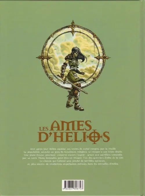 Verso de l'album Les Âmes d'Hélios Tome 3 Fer écarlate