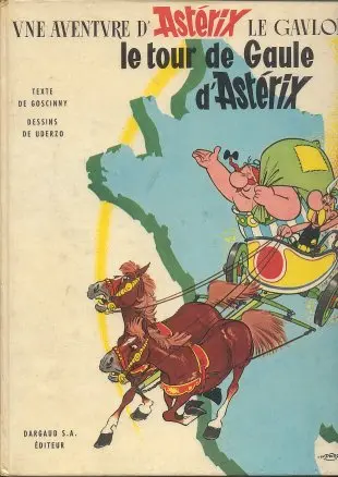 Couverture de l'album Astérix Tome 5 Le tour de Gaule d'Astérix