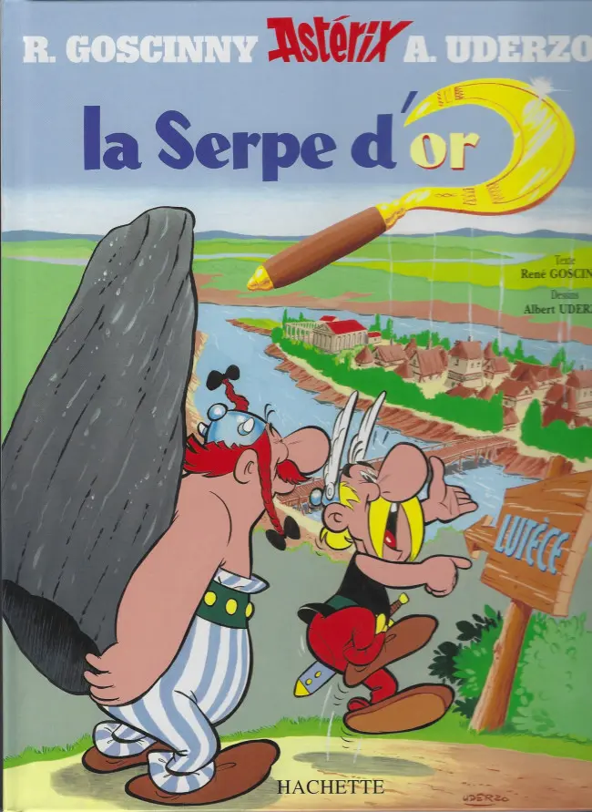 Couverture de l'album Astérix Tome 2 La serpe d'or