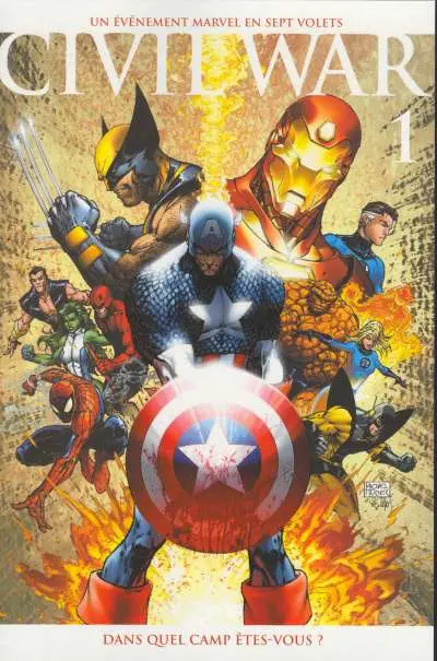 Couverture de l'album Civil War Tome 1