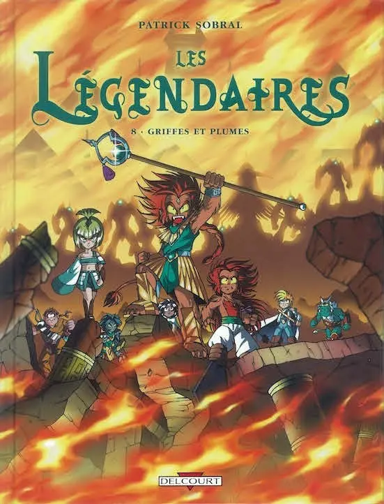 Couverture de l'album Les Légendaires Tome 8 Griffes et plumes