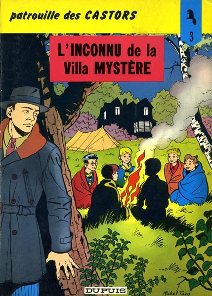 Couverture de l'album La Patrouille des Castors Tome 3 L'inconnu de la Villa Mystère