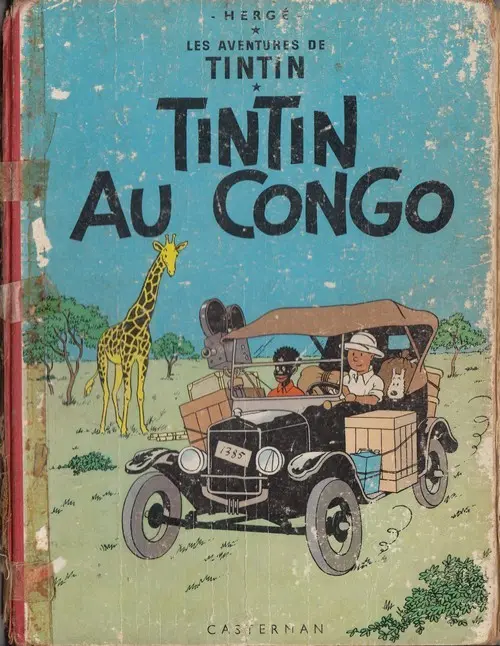 Couverture de l'album Tintin Tome 2 Tintin au Congo