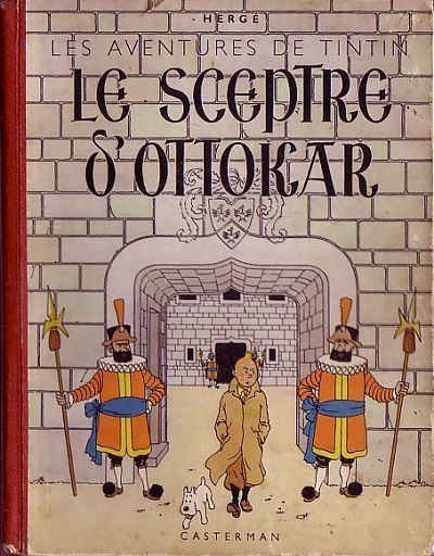 Couverture de l'album Tintin Tome 8 Le sceptre d'Ottokar