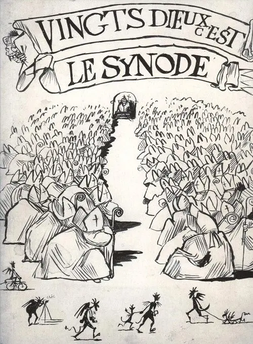 Couverture de l'album Vingt dieux c'est le synode Vingts dieux c'est le synode