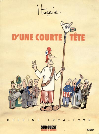 Couverture de l'album Iturria - Dessins Sud-Ouest Dessins 1994-1995 - D'une courte tête