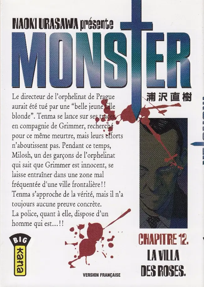 Couverture de l'album Monster Chapitre 12 La villa des roses