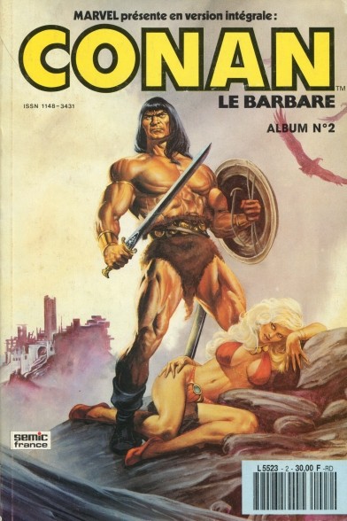 Couverture de l'album Conan le barbare Album N°2 (du n°4 au n°6)