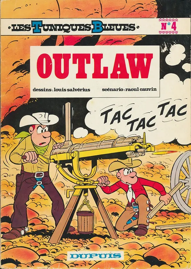 Couverture de l'album Les Tuniques Bleues Tome 4 Outlaw