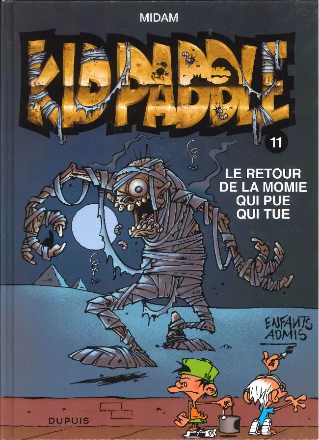 Couverture de l'album Kid Paddle Tome 11 Le retour de la momie qui pue qui tue