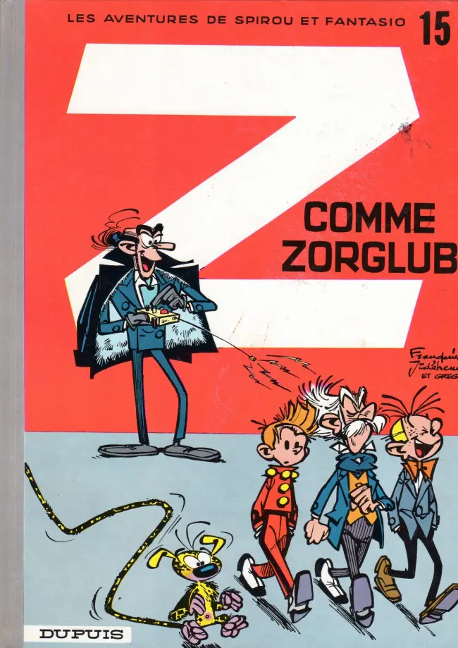 Couverture de l'album Spirou et Fantasio Tome 15 Z comme ZORGLUB
