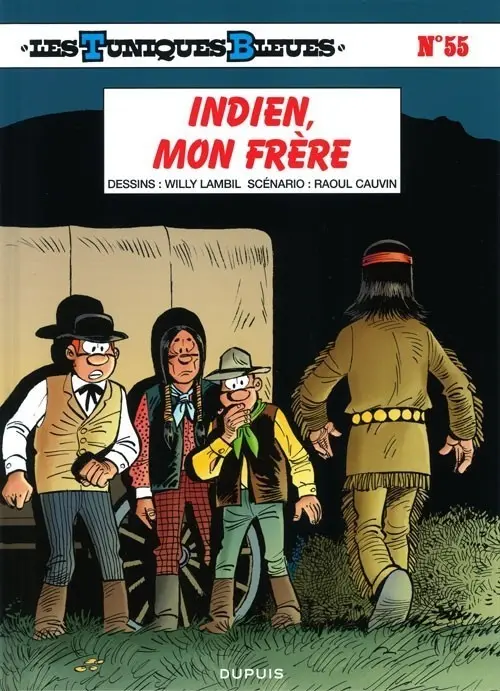 Couverture de l'album Les Tuniques Bleues Tome 55 Indien, mon frère