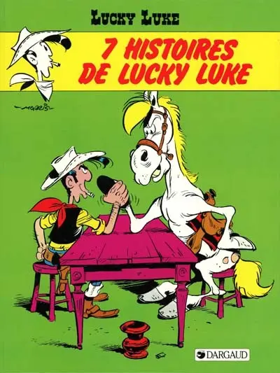 Couverture de l'album Lucky Luke Tome 42 7 histoires de Lucky Luke