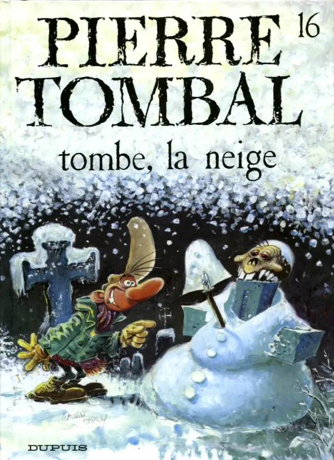 Couverture de l'album Pierre Tombal Tome 16 Tombe, la neige