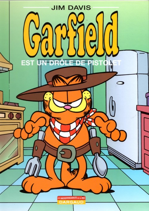 Couverture de l'album Garfield Tome 23 Garfield est un drôle de pistolet