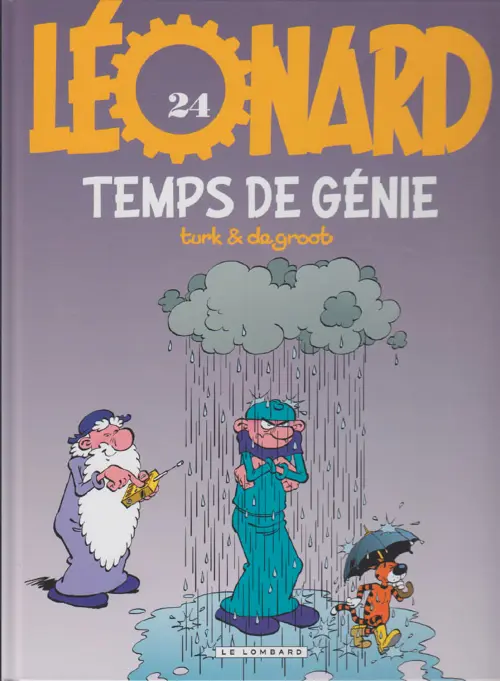 Couverture de l'album Léonard Tome 24 Temps de génie
