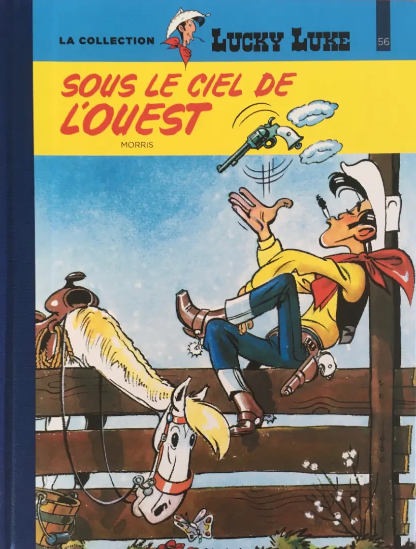 Couverture de l'album Lucky Luke La collection Tome 56 Sous le ciel de l'Ouest