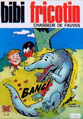 Couverture de l'album Bibi Fricotin 2e Série - Societé Parisienne d'Edition Tome 37 Bibi Fricotin chasseur de fauves