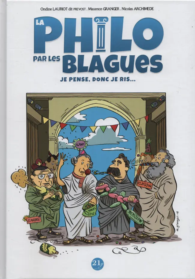 Couverture de l'album La philo par les blagues Je pense donc je ris...