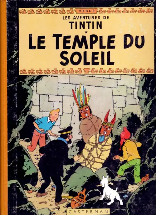 Couverture de l'album Tintin Tome 14 Le temple du soleil