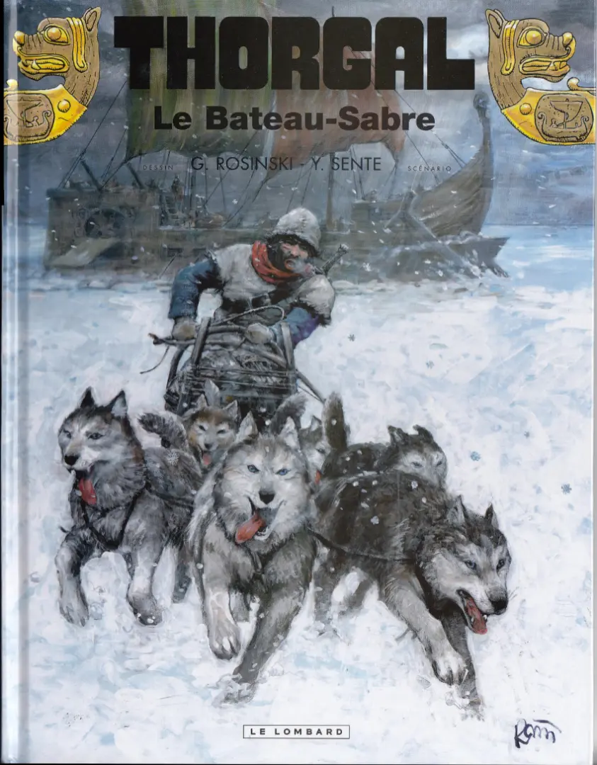 Couverture de l'album Thorgal Tome 33 Le Bateau-sabre