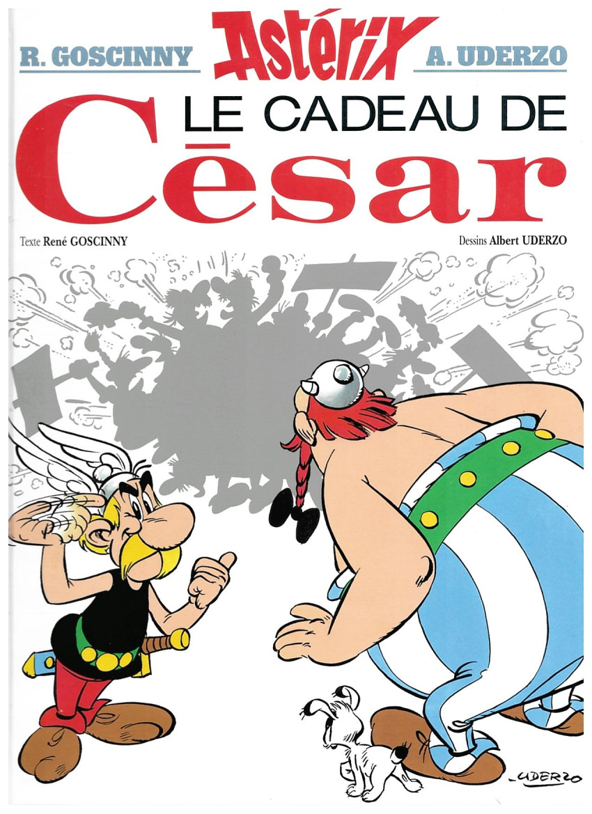 Couverture de l'album Astérix Tome 21 Le cadeau de césar