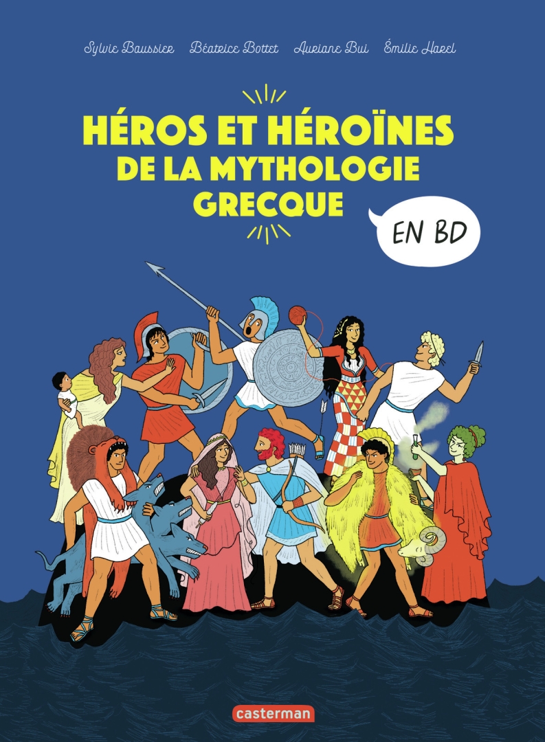 Couverture de l'album La Mythologie en BD Héros et héroïnes de la mythologie grecque