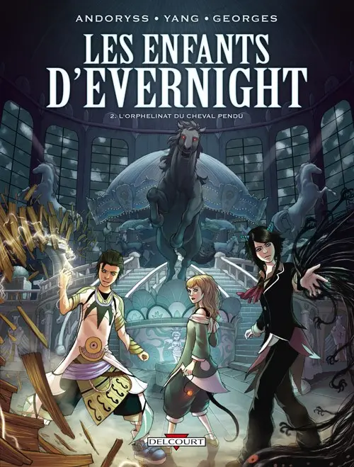 Couverture de l'album Les Enfants d'Evernight Tome 2 L'Orphelinat du Cheval-Pendu