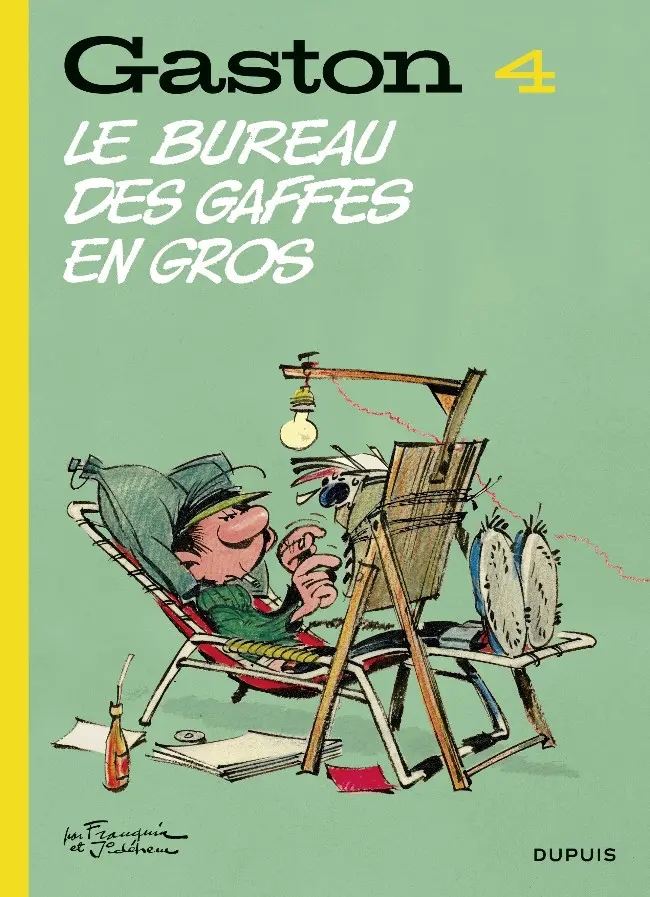 Couverture de l'album Gaston Tome 4 Le bureau des gaffes en gros
