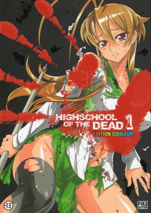 Couverture de l'album Highschool of the dead Édition couleur 1