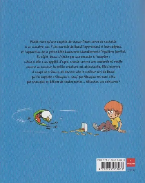 Verso de l'album Raoul et Glouglou Tome 1 Né dans les choux