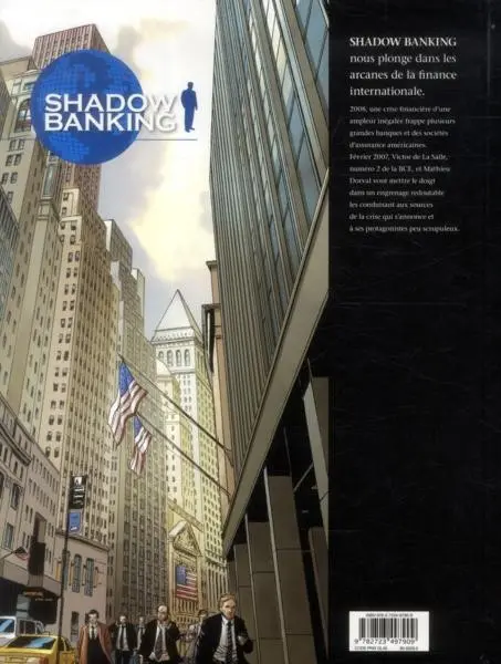 Verso de l'album Shadow Banking Tome 1 Le pouvoir de l'ombre