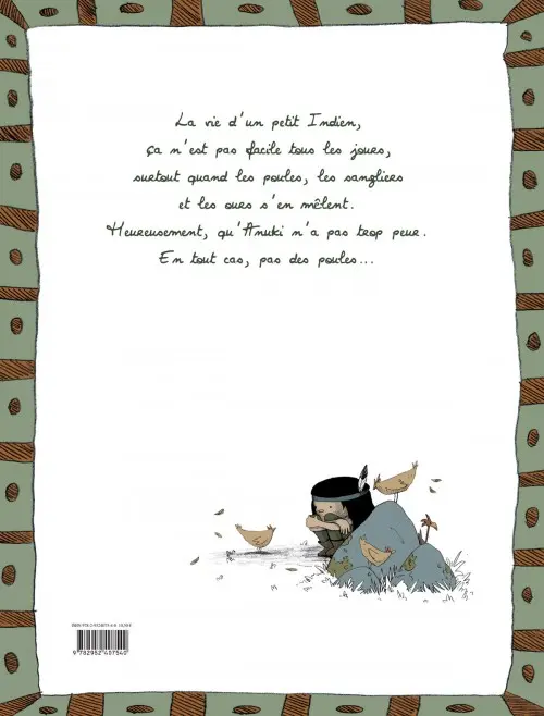 Verso de l'album Anuki Tome 1 La guerre des poules