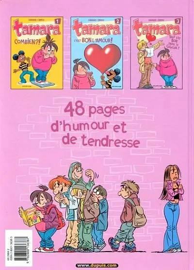 Verso de l'album Tamara Tome 3 Tout est bon dans le garçon !