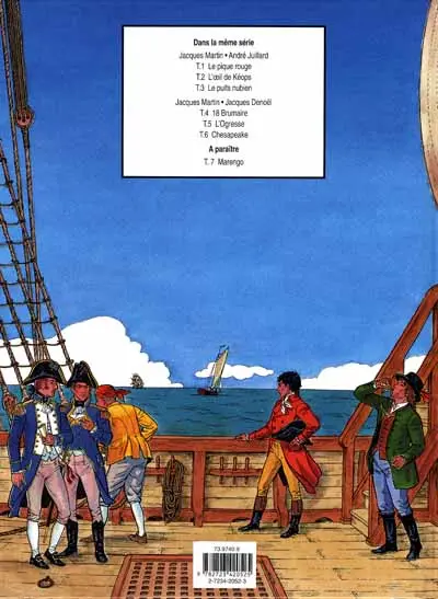 Verso de l'album Arno Tome 6 Chesapeake