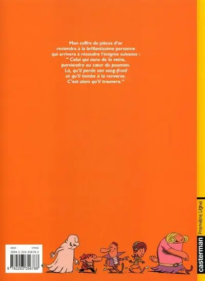 Verso de l'album Arthur Minus 02 L'énigme oblique