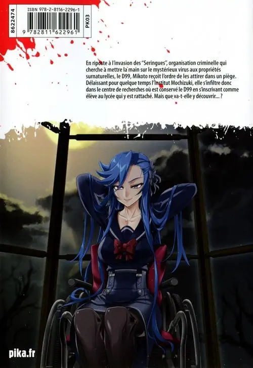 Verso de l'album Triage X 10