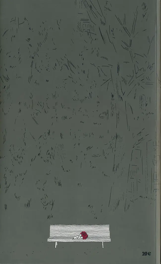 Verso de l'album Le tricheur
