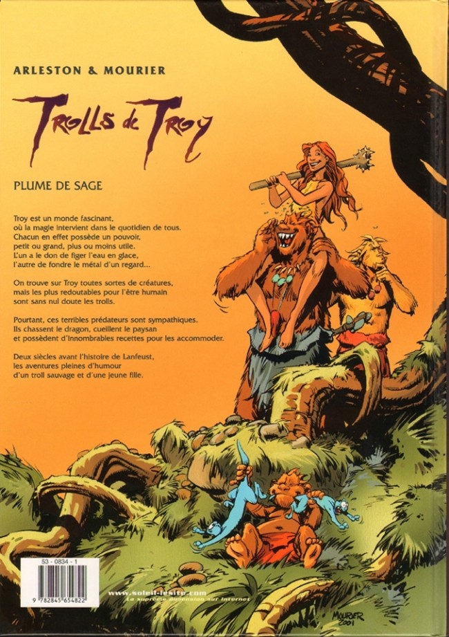 Verso de l'album Trolls de Troy Tome 7 Plume de sage