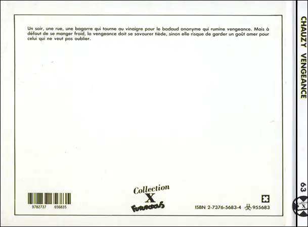 Verso de l'album Vengeance