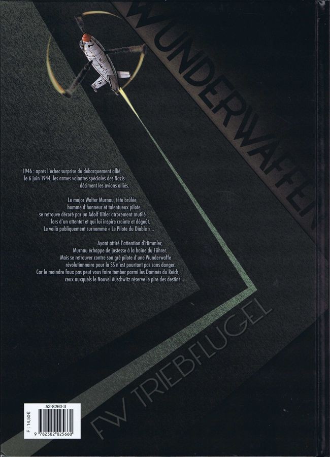 Verso de l'album Wunderwaffen Tome 3 Les Damnés du Reich
