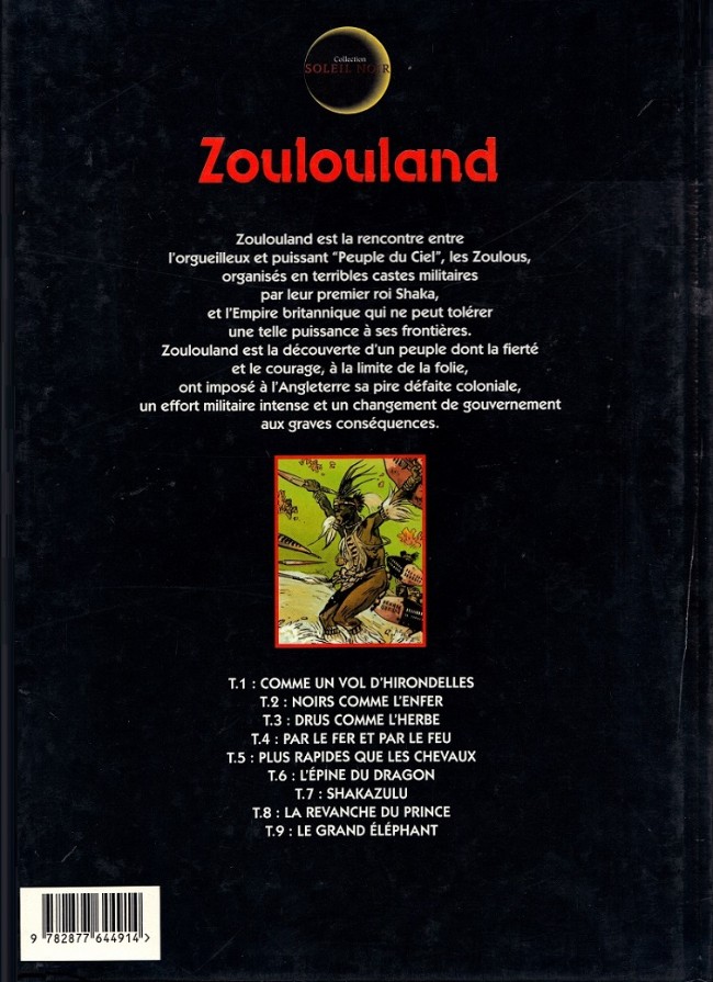 Verso de l'album Zoulouland Tome 9 Le grand éléphant