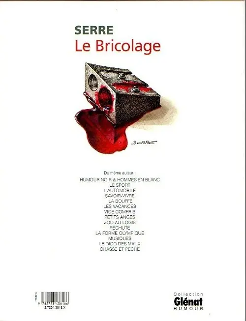 Verso de l'album Le bricolage