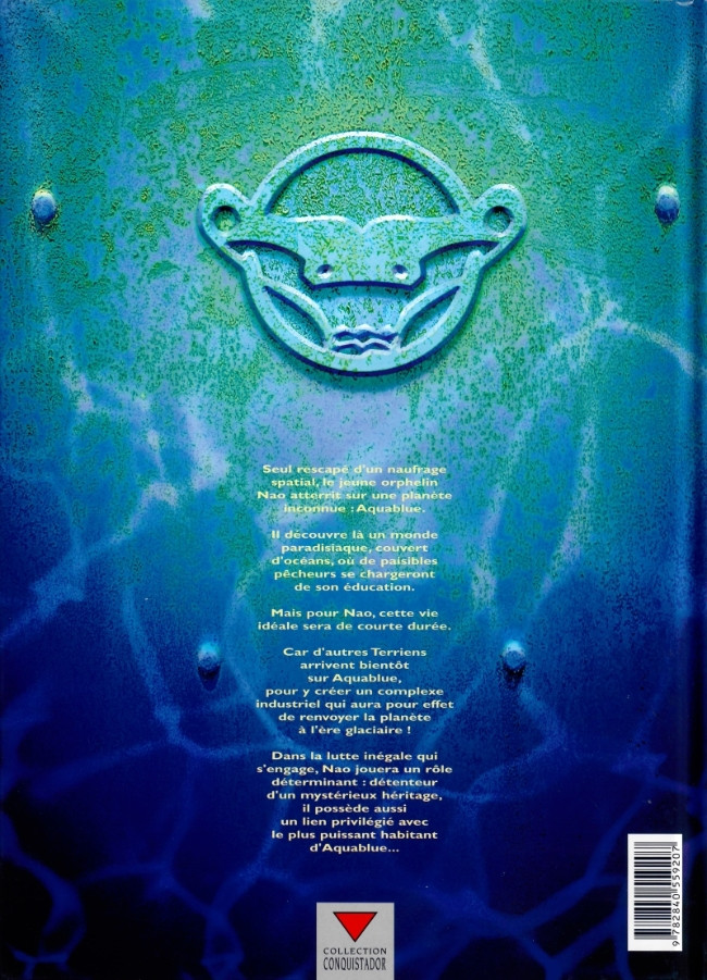Verso de l'album Aquablue Tome 2 Planète bleue