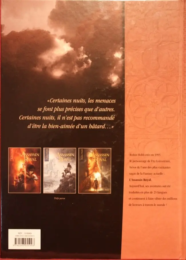 Verso de l'album L'Assassin Royal Tome 4 Molly
