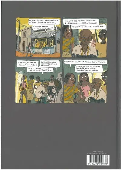 Verso de l'album Aya de Yopougon Tome 1
