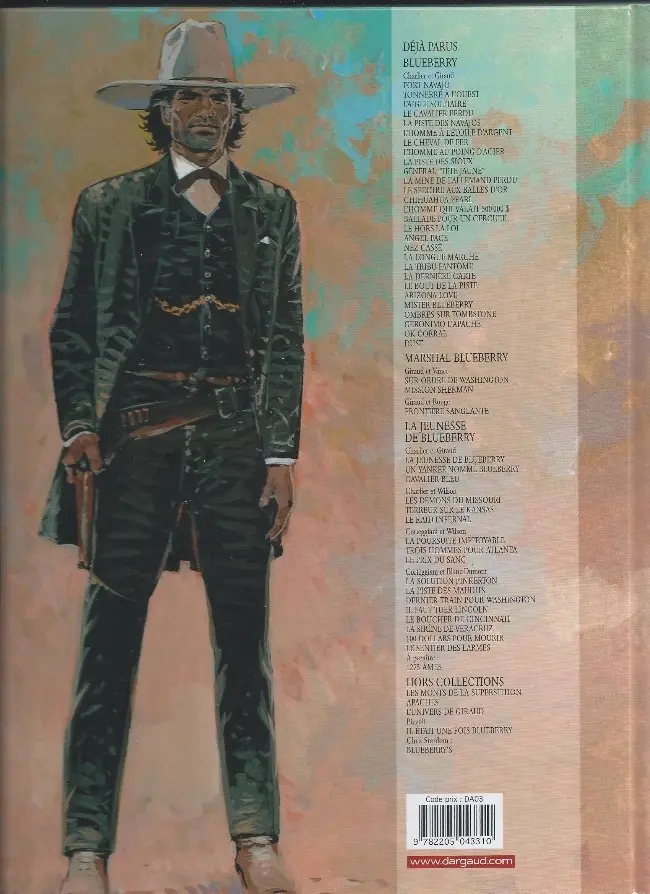 Verso de l'album Blueberry Tome 3 L'aigle solitaire