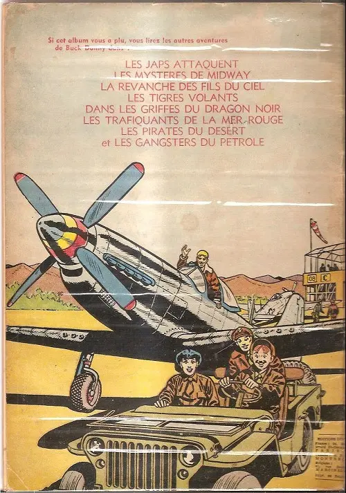 Verso de l'album Buck Danny Tome 6 Attaque en Birmanie